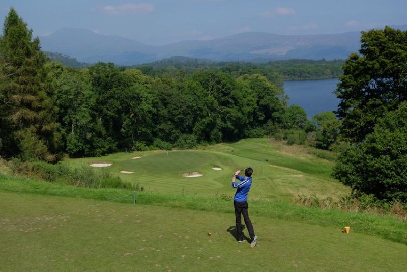 Cameron House On Loch Lomond Alexandria Esterno foto Golf course at the resort